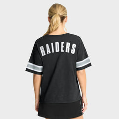 Las Vegas Raiders Women's Redzone Curl Route T-Shirt - Black - Fanatics