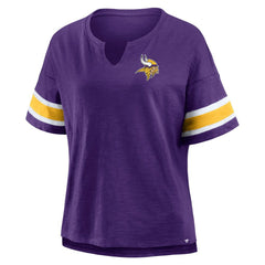 Minnesota Vikings Women's Redzone Curl Route T-Shirt - Purple - Fanatics
