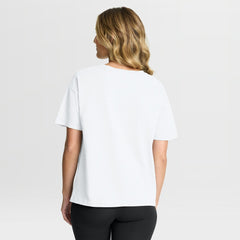 Seattle Seahawks Women's Redzone Slub Boxy T-Shirt - White - Fanatics