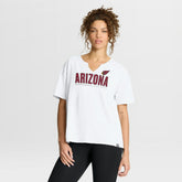 Arizona Cardinals Women's Redzone Slub Boxy T-Shirt - White - Fanatics