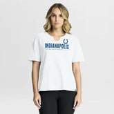 Indianapolis Colts Women's Redzone Slub Boxy T-Shirt - White - Fanatics