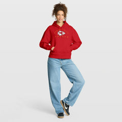 Kansas City Chiefs Women's Eligible Receiver Legacy Pullover Hoodie - Red - Fanatics