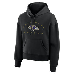 Baltimore Ravens Women's Eligible Receiver Legacy Pullover Hoodie - Black - Fanatics