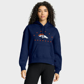 Denver Broncos Women's Eligible Receiver Legacy Pullover Hoodie - Navy - Fanatics