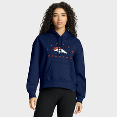 Denver Broncos Women's Eligible Receiver Legacy Pullover Hoodie - Navy - Fanatics