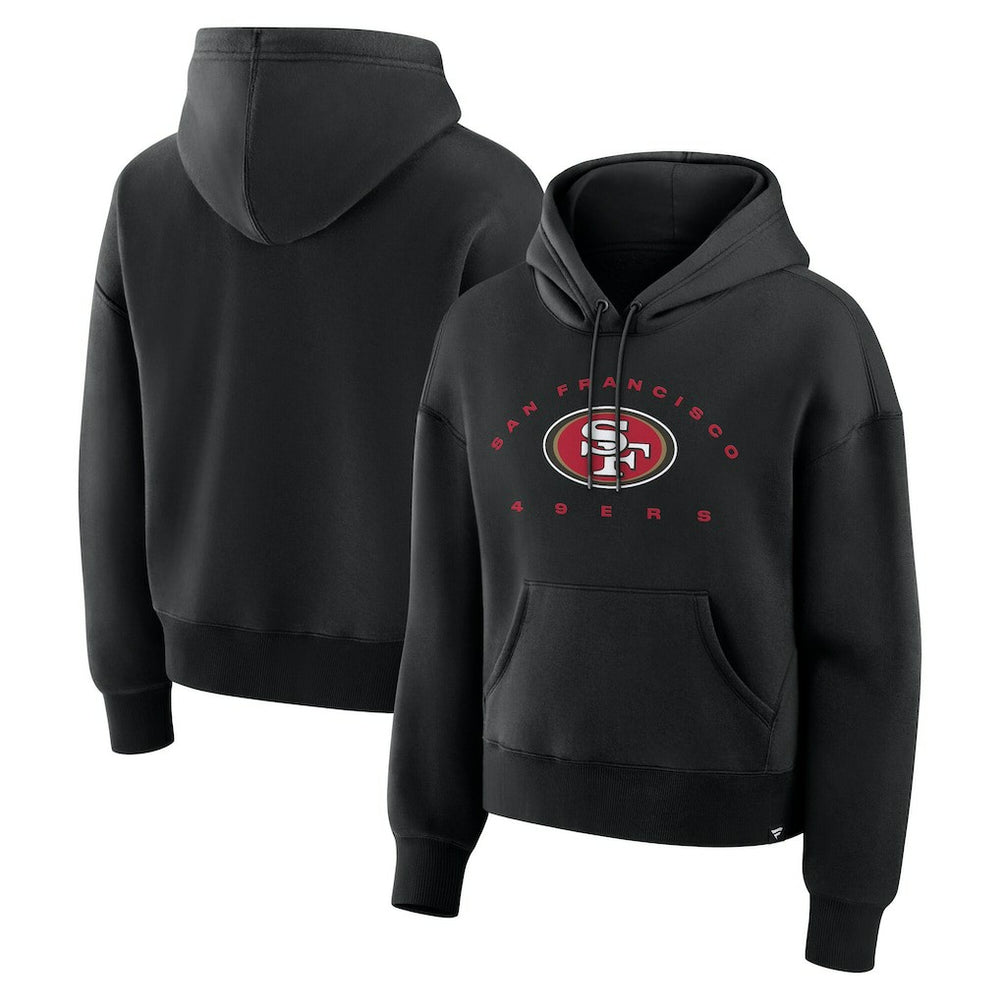 San Francisco 49ers Women's Eligible Receiver Legacy Pullover Hoodie - Black - Fanatics