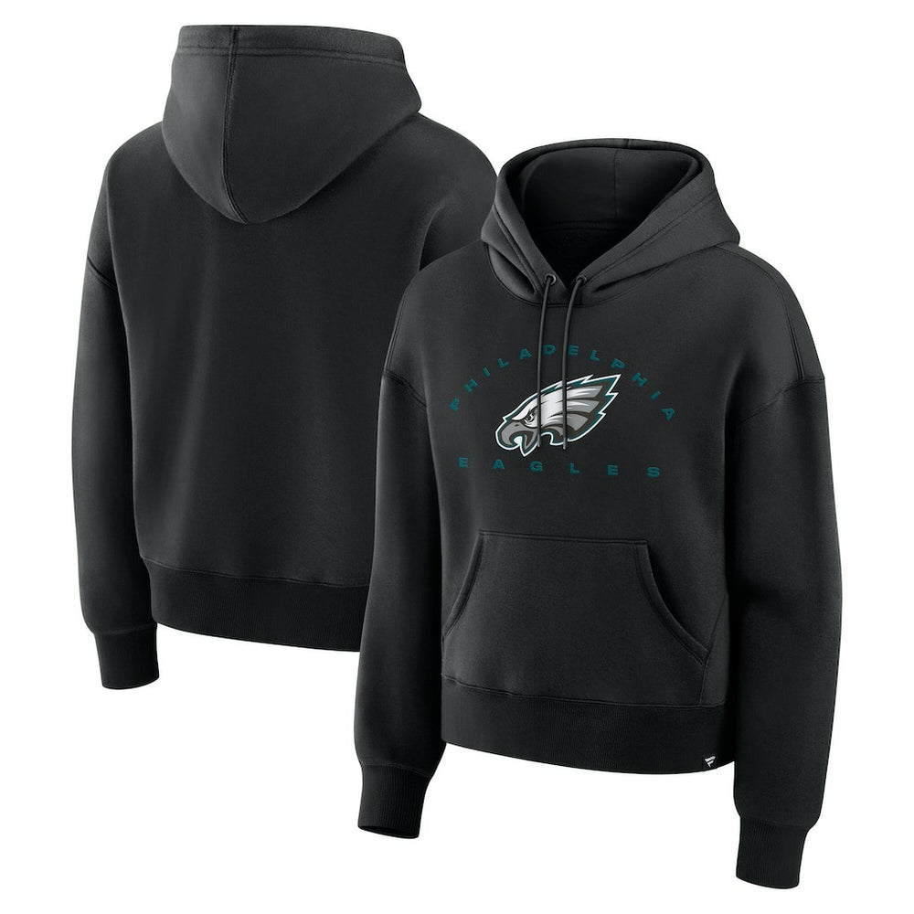Philadelphia Eagles Women's Eligible Receiver Legacy Pullover Hoodie - Black - Fanatics