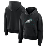 Philadelphia Eagles Women's Eligible Receiver Legacy Pullover Hoodie - Black - Fanatics