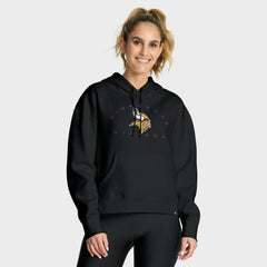 Minnesota Vikings Women's Eligible Receiver Legacy Pullover Hoodie - Black - Fanatics