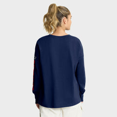 New England Patriots Women's Hometown Legacy Long Sleeve T-Shirt - Navy - Fanatics