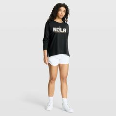 New Orleans Saints Women's Hometown Legacy Long Sleeve T-Shirt - Black - Fanatics