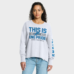 Detroit Lions Women's Hometown Legacy Long Sleeve T-Shirt - White - Fanatics