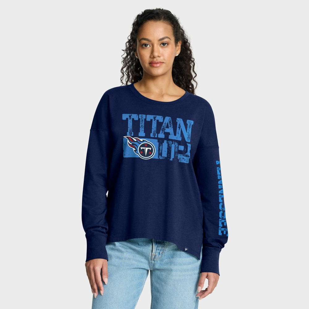 Tennessee Titans Women's Hometown Legacy Long Sleeve T-Shirt - Navy - Fanatics