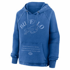 Buffalo Bills Women's Oversized Raglan Gridiron Hoodie - Royal - Fanatics