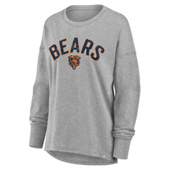 Chicago Bears Women's Hometown Legacy Long Sleeve T-Shirt - Heather Gray - Fanatics