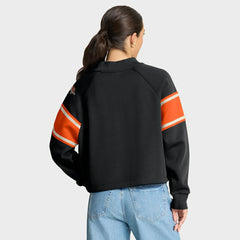Cincinnati Bengals Oversized Hometown Toss Sweep Mock Neck Pullover - Black - Fanatics