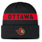 Ottawa Senators Fanatics Authentic Pro Rink Cuffed Knit Hat - Black | Fanatics near me