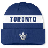 Toronto Maple Leafs Fanatics Authentic Pro Rink Cuffed Knit Hat - Blue | Fanatics sale