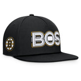 Boston Bruins Fanatics Authentic Pro Rink Team Code Snapback Hat - Black | Fanatics discount