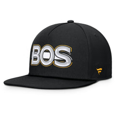 Boston Bruins Fanatics Authentic Pro Rink Team Code Snapback Hat - Black | Fanatics discount