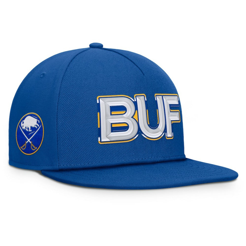 Buffalo Sabres Fanatics Authentic Pro Rink Team Code Snapback Hat - Royal | Fanatics on sale