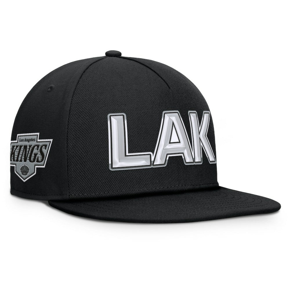 Los Angeles Kings Fanatics Authentic Pro Rink Team Code Snapback Hat - Black | Fanatics on sale
