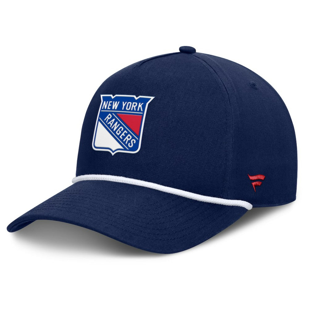 New York Rangers Fanatics Authentic Pro Rink Roper A-Frame Adjustable Hat - Navy | Fanatics discount