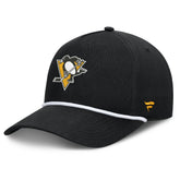 Pittsburgh Penguins Fanatics Authentic Pro Rink Roper A-Frame Adjustable Hat - Black | Fanatics sale