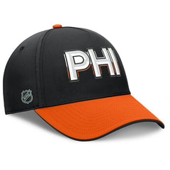 Philadelphia Flyers Fanatics Authentic Pro Rink Team Code Flex Hat - Black/Orange | Fanatics Clearance