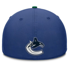 Vancouver Canucks Fanatics Authentic Pro Rink Team Code Flex Hat - Blue/Green | Fanatics Lifestyle