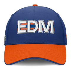 Edmonton Oilers Fanatics Authentic Pro Rink Team Code Flex Hat - Royal/Orange | Fanatics discount