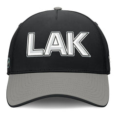 Los Angeles Kings Fanatics Authentic Pro Rink Team Code Flex Hat - Black/Gray | Fanatics online