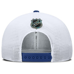 Toronto Maple Leafs Fanatics Authentic Pro Rink Lockup Adjustable Trucker Hat - Blue/White | Fanatics discount