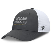 Vegas Golden Knights Fanatics Authentic Pro Rink Lockup Adjustable Trucker Hat - Gray/White | Fanatics discount