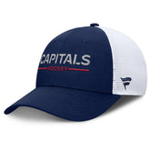 Washington Capitals Fanatics Authentic Pro Rink Lockup Adjustable Trucker Hat - Navy/White | Fanatics online