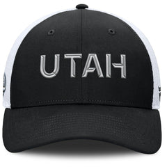 Utah Mammoth Fanatics Authentic Pro Rink Lockup Adjustable Trucker Hat - Black/White | Fanatics on sale