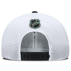 Utah Mammoth Fanatics Authentic Pro Rink Lockup Adjustable Trucker Hat - Black/White | Fanatics on sale