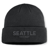 Seattle Kraken Fanatics Authentic Pro Road Cuffed Knit Hat - Black | Fanatics sale
