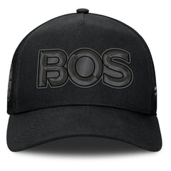 Boston Bruins Fanatics Authentic Pro Road Team Code Trucker Adjustable Hat - Black | Fanatics online