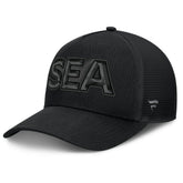 Seattle Kraken Fanatics Authentic Pro Road Team Code Trucker Adjustable Hat - Black | Fanatics sale