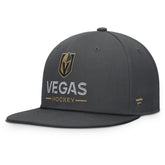 Vegas Golden Knights Fanatics Authentic Pro Rink Lockup Snapback Hat - Charcoal | Fanatics Lifestyle