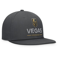 Vegas Golden Knights Fanatics Authentic Pro Rink Lockup Snapback Hat - Charcoal | Fanatics Lifestyle