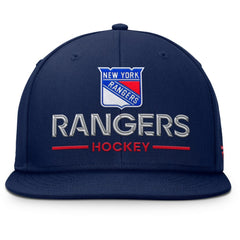 New York Rangers Fanatics Authentic Pro Rink Lockup Snapback Hat - Navy | Fanatics Lifestyle