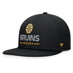 Boston Bruins Fanatics Authentic Pro Rink Lockup Snapback Hat - Black | Fanatics sale