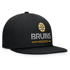 Boston Bruins Fanatics Authentic Pro Rink Lockup Snapback Hat - Black | Fanatics sale