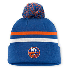 New York Islanders Fanatics Authentic Pro Rink Cuffed Knit Hat with Pom - Royal | Fanatics sale