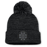 Boston Bruins Fanatics Women's Authentic Pro Road Cuffed Knit Hat with Pom - Black | Fanatics Lifestyle