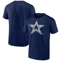 Dallas Cowboys Chrome Dimension T-Shirt - Navy - NFL