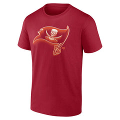 Tampa Bay Buccaneers Chrome Dimension T-Shirt - Red - NFL