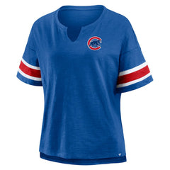 Chicago Cubs Fanatics Women's Curl Route T-Shirt Online